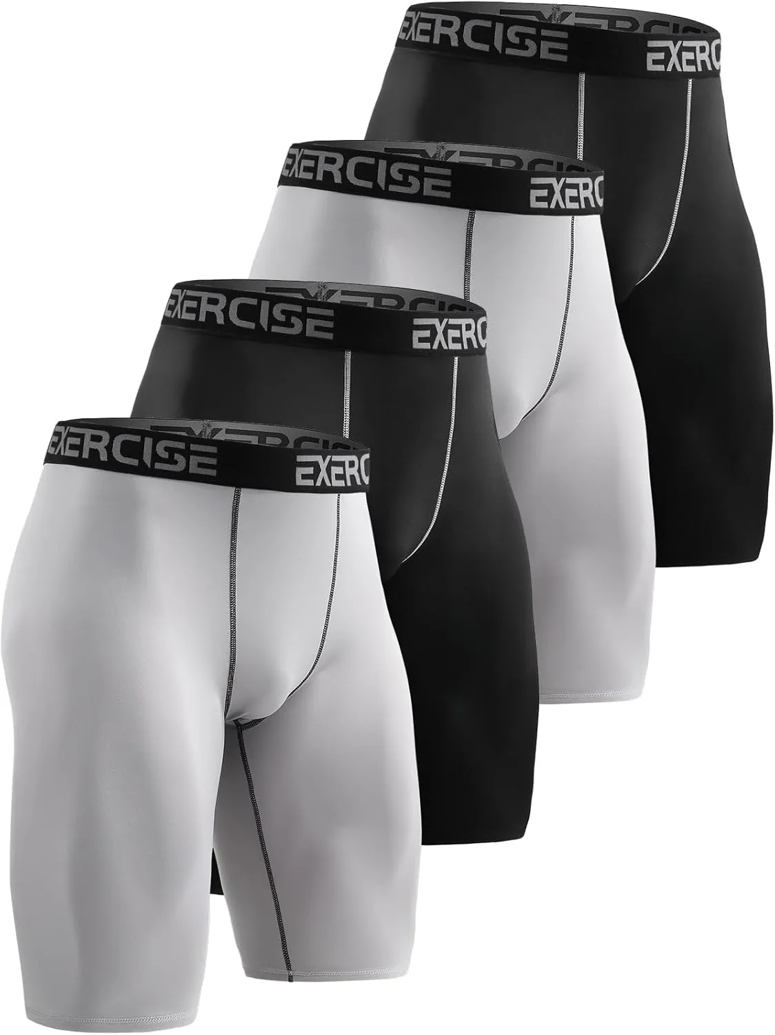 5 Pack Compression Shorts Men Compression Underwear for Men Athletic Mens Spandex Baselayer,Running,Workout