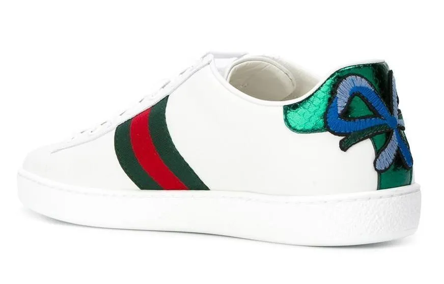 Ace Embroidered Low Top Sneaker - Floral