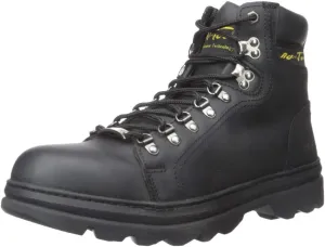 Ad Tec Men's 6" Ankle Laceup Leather Certified Work & Hiker Boot | Steel Toe, Padded Collar, Cushioned Insole & Oil Resistant Outsole