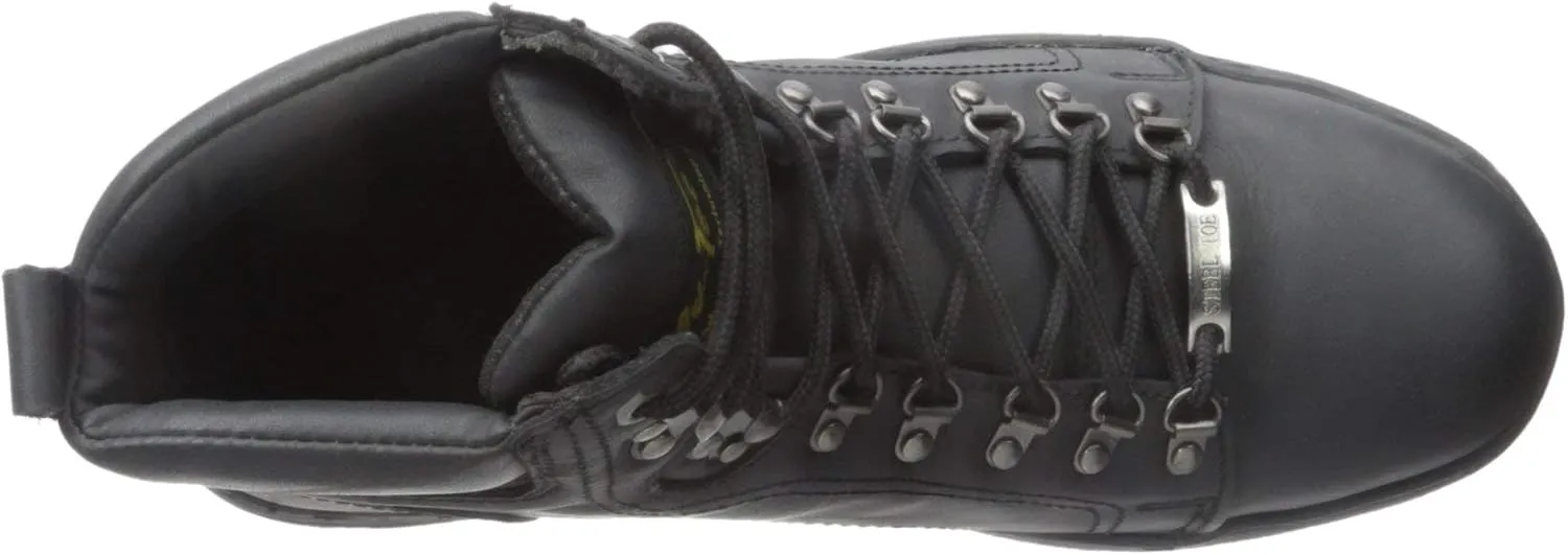 Ad Tec Men's 6" Ankle Laceup Leather Certified Work & Hiker Boot | Steel Toe, Padded Collar, Cushioned Insole & Oil Resistant Outsole