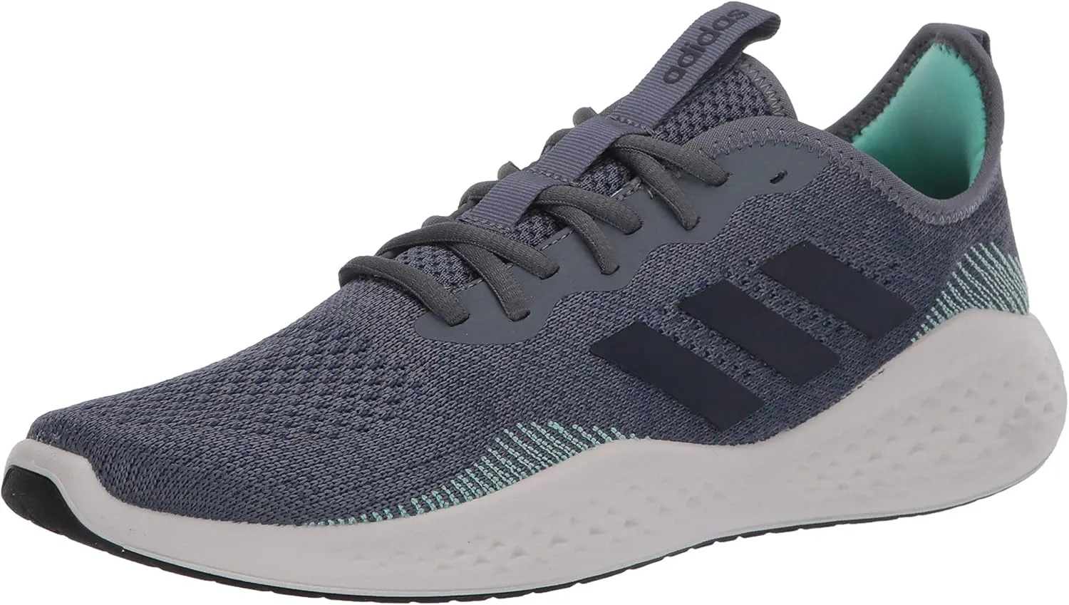 adidas Women's Fluidflow Sneaker, Onix/Legend Ink/Tech Indigo, 10 M US
