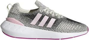 adidas Women's Swift Run 22 Sneaker, Cream White/Clear Pink/Vivid Pink, 7