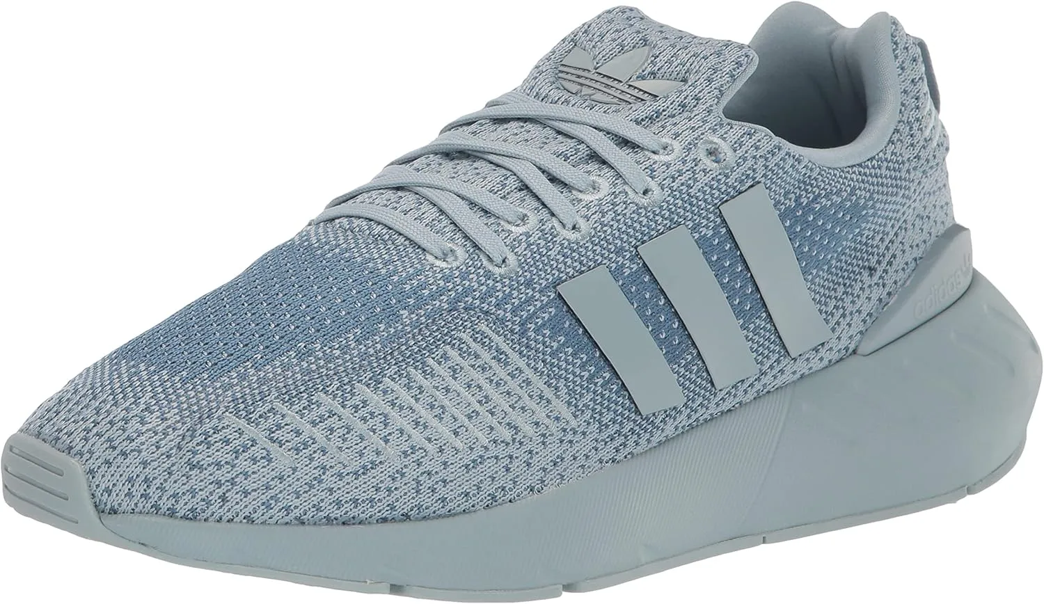 adidas Women's Swift Run 22 Sneaker, Magic Grey/Altered Blue/White, 5