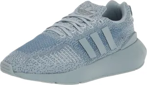 adidas Women's Swift Run 22 Sneaker, Magic Grey/Altered Blue/White, 5