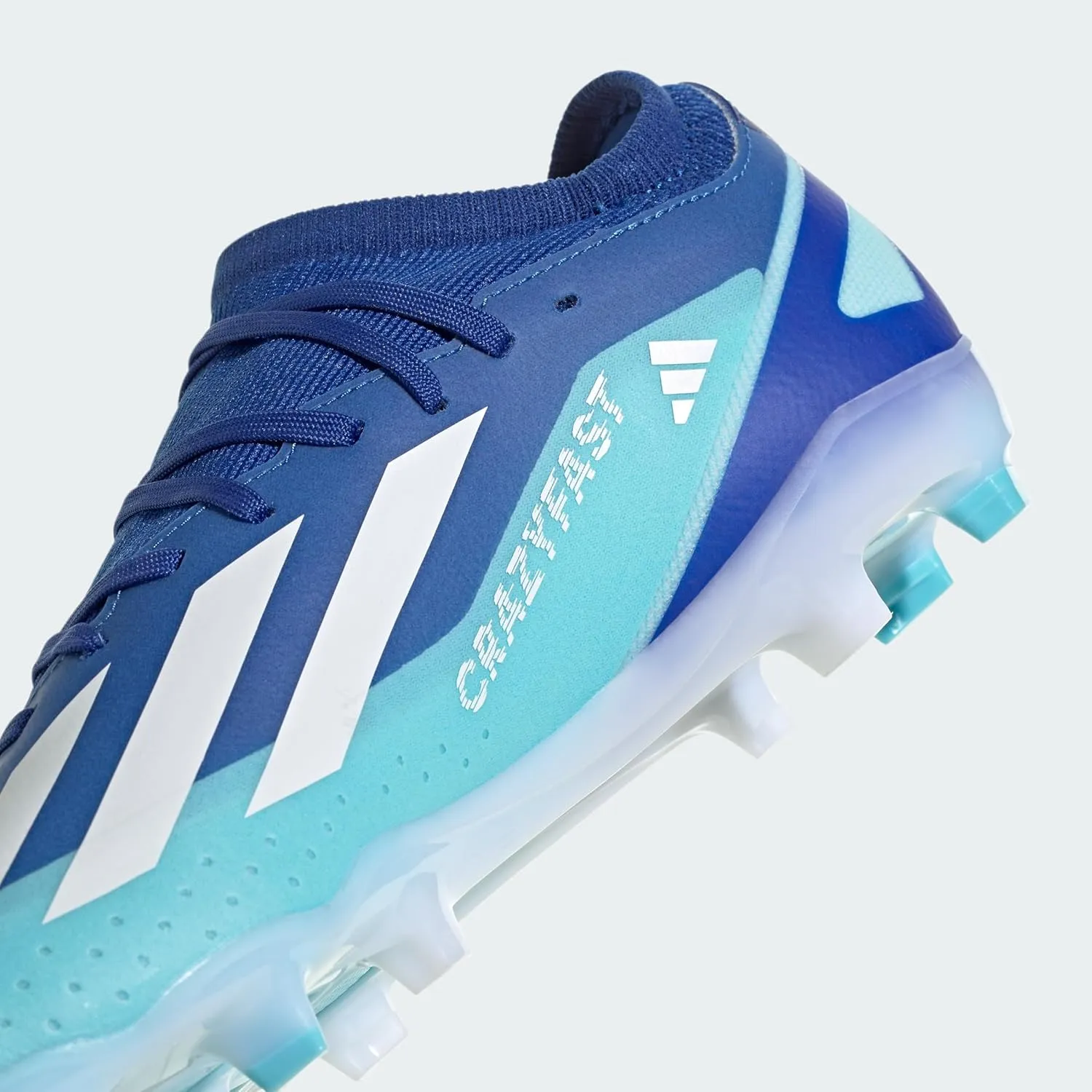 adidas X Crazyfast.3 Firm Ground Soccer Shoes - Unisex, Royal Blue, Lightweight, High-Speed Performance, Made with Recycled Materials