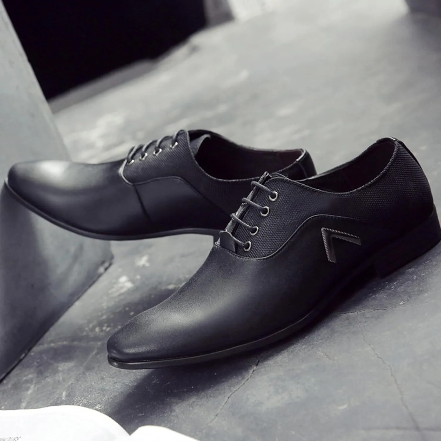 ADMLZQQ Mens Dress Shoes Oxfords Casual Retro Classic Comfortable Formal Derby Business Dress Shoes for Men