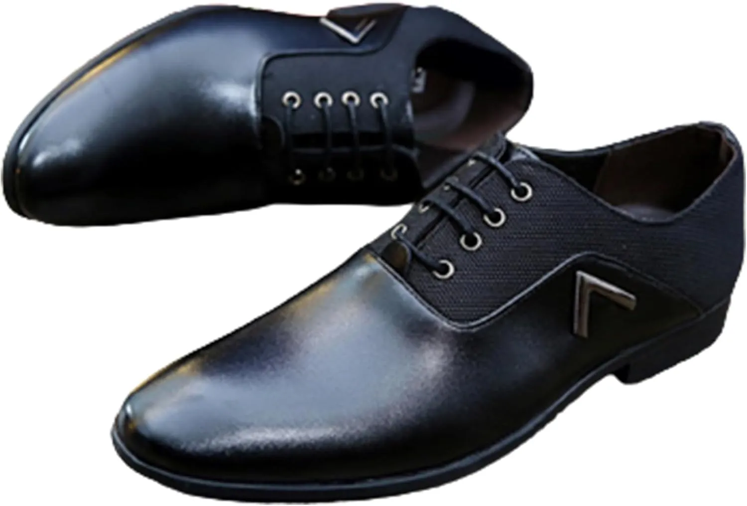 ADMLZQQ Mens Dress Shoes Oxfords Casual Retro Classic Comfortable Formal Derby Business Dress Shoes for Men