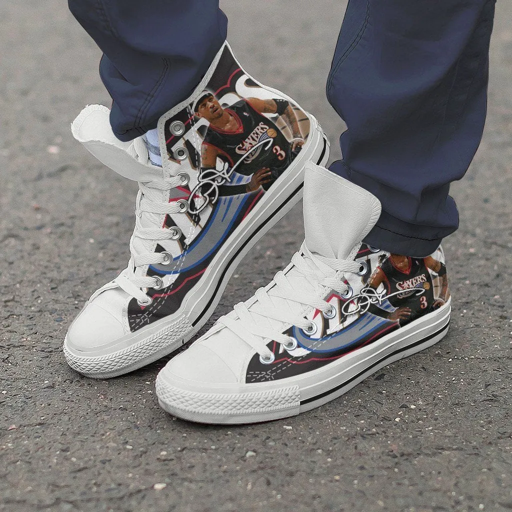allen iverson ladies high top sneakers
