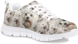 AmzPrint Tiger Print Non Slip Lace-Up Toddler Girl Sneakers Flat Lightweight Casual Running Walking Sneakers Red Size 10