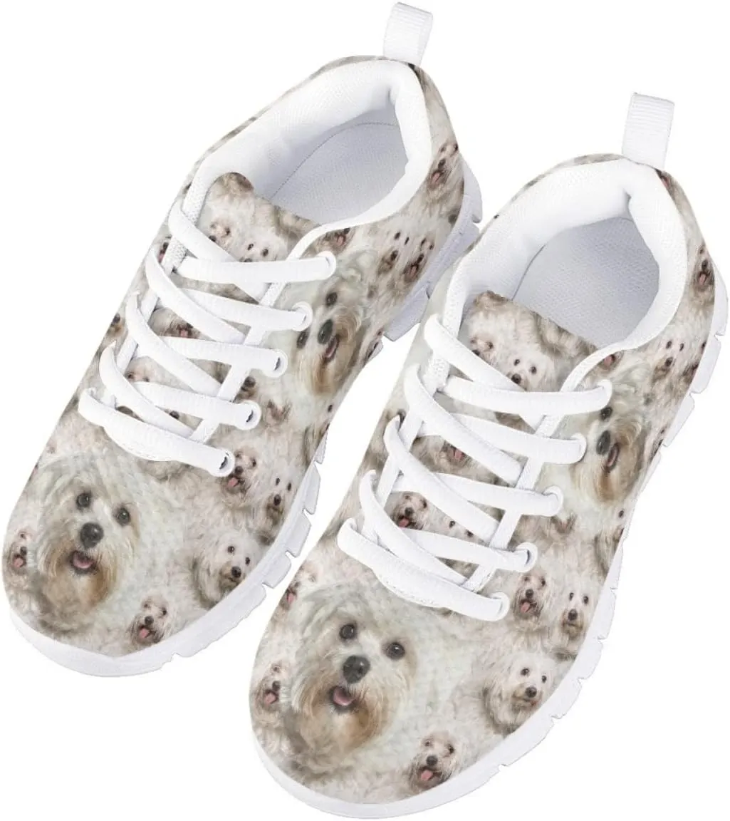 AmzPrint Tiger Print Non Slip Lace-Up Toddler Girl Sneakers Flat Lightweight Casual Running Walking Sneakers Red Size 10