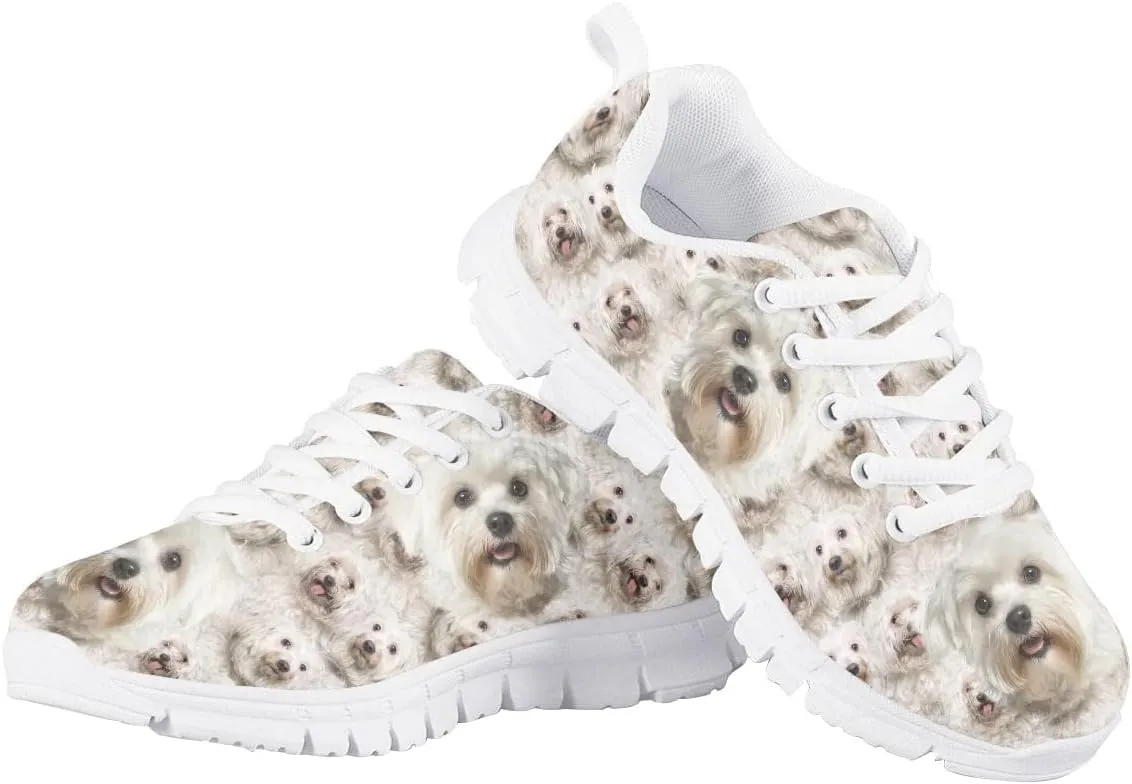 AmzPrint Tiger Print Non Slip Lace-Up Toddler Girl Sneakers Flat Lightweight Casual Running Walking Sneakers Red Size 10