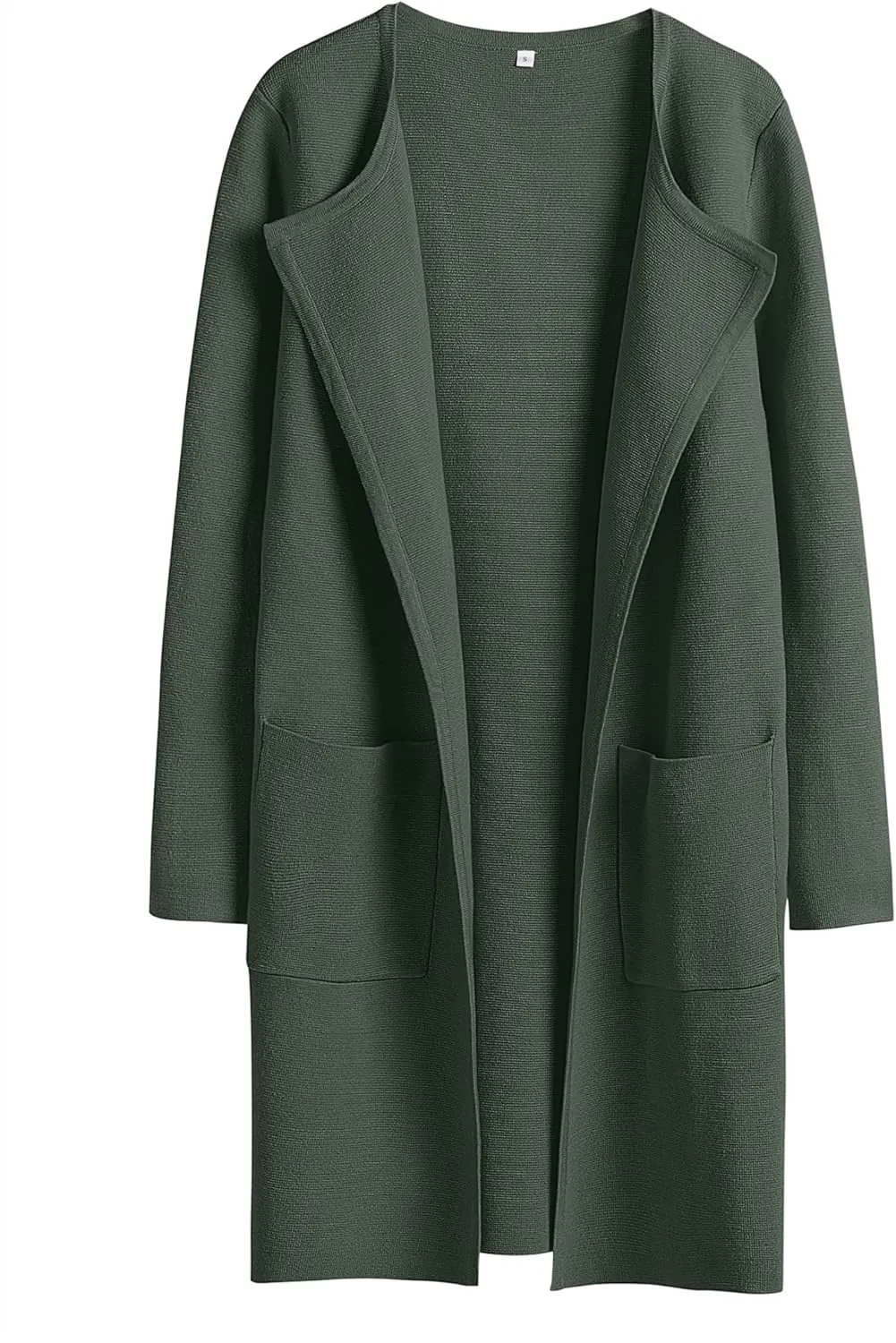 ANRABESS Women's Open Front Knit Lightweight Cardigan Casual Long Coatigan Sweater Lady Jacket Coat 2025 Fall Outerwear