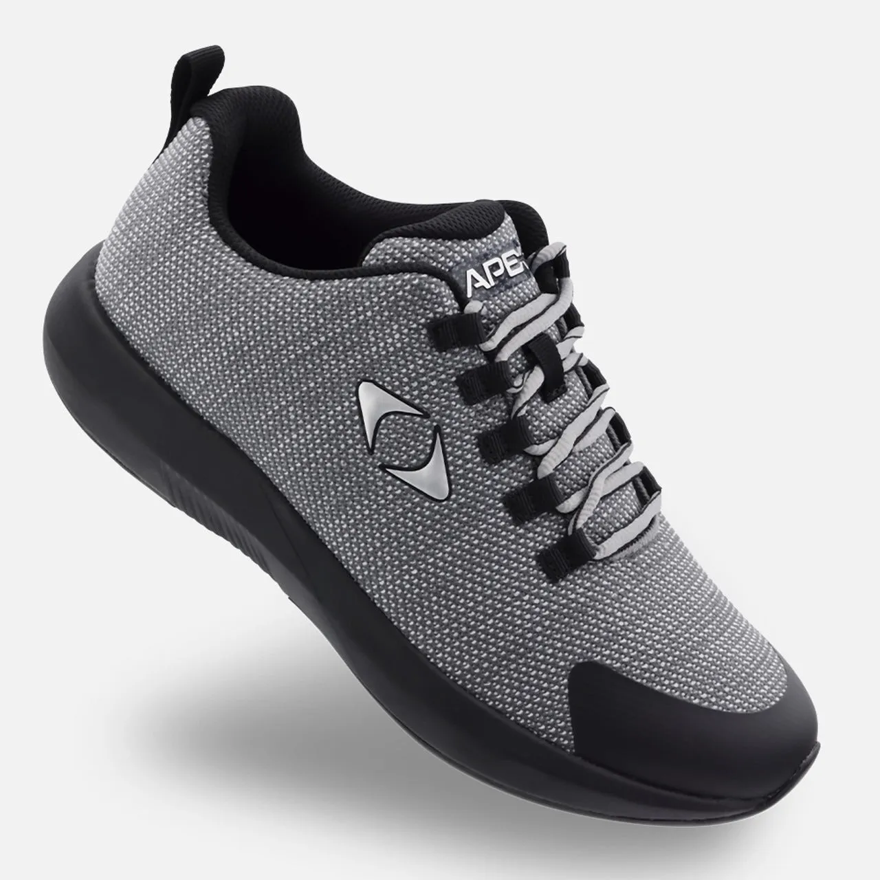 Apexfoot Men's Performance Athletic Sneaker V - Gray - Medium (D)