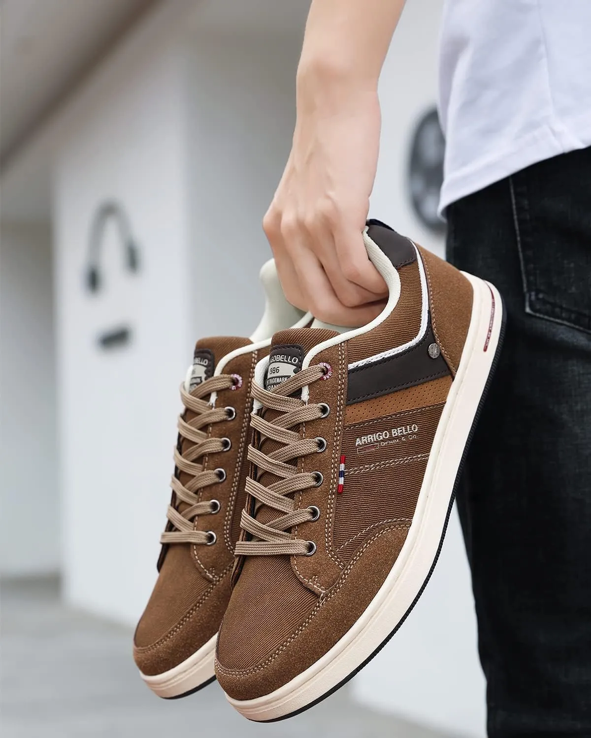 ARRIGO Bello Sneakers for Men Casual Shoes Low Top Comfortable Walking Shoes