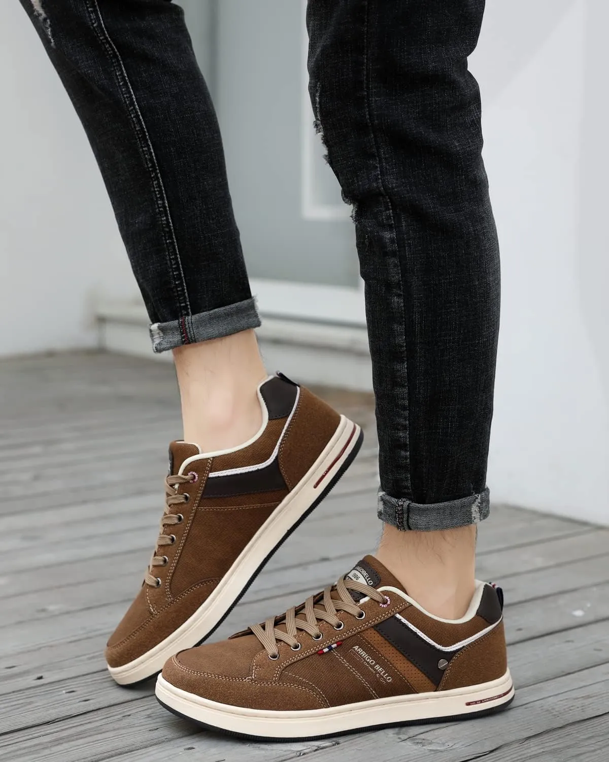 ARRIGO Bello Sneakers for Men Casual Shoes Low Top Comfortable Walking Shoes