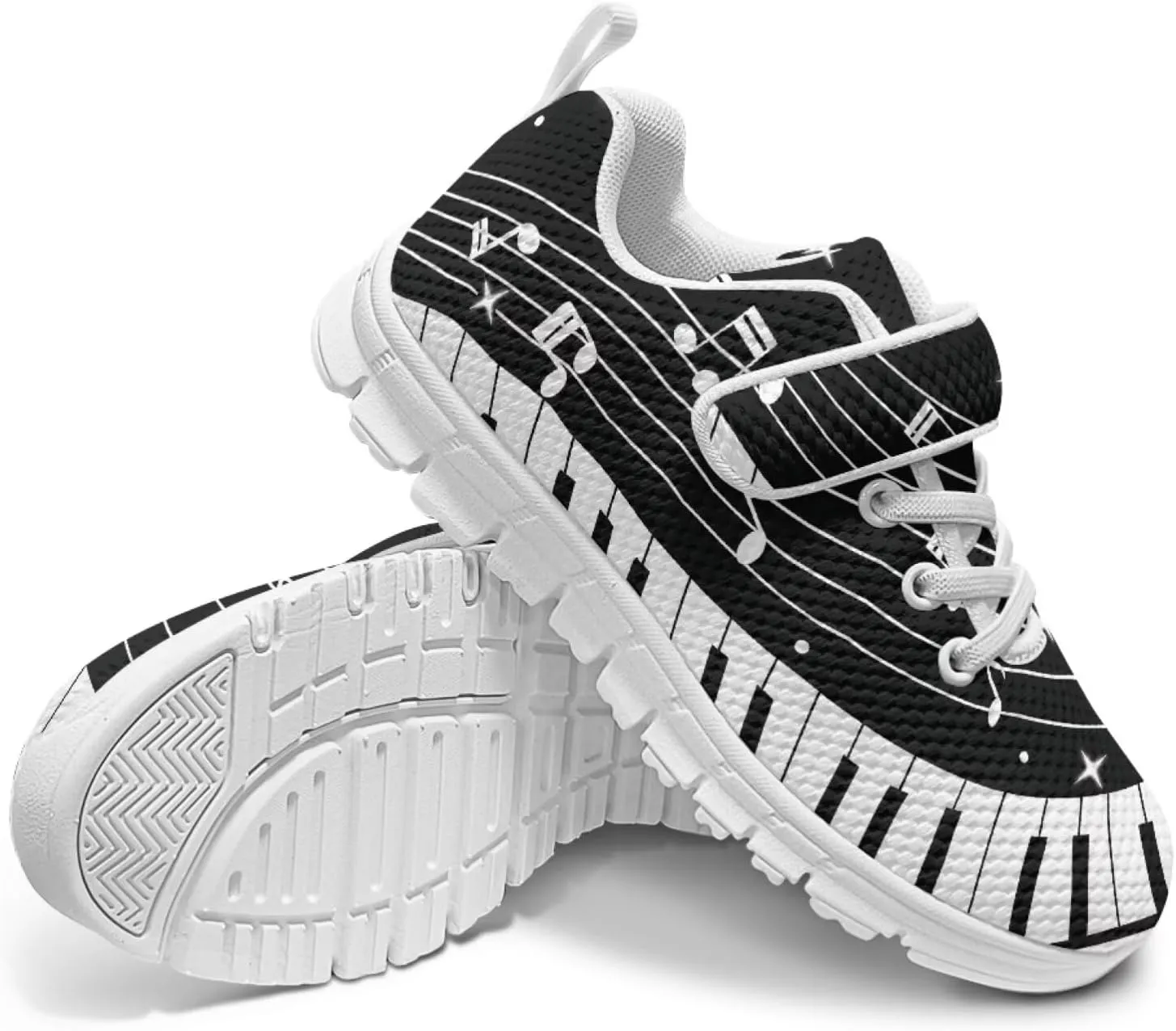 Athletic Sneaker for Boys Girls Casual Hiking Shoes Non Slip Tennis Fitness Walking Strap Sneakers