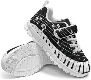 Athletic Sneaker for Boys Girls Casual Hiking Shoes Non Slip Tennis Fitness Walking Strap Sneakers