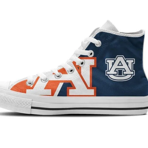 auburn tigers ladies high top sneakers