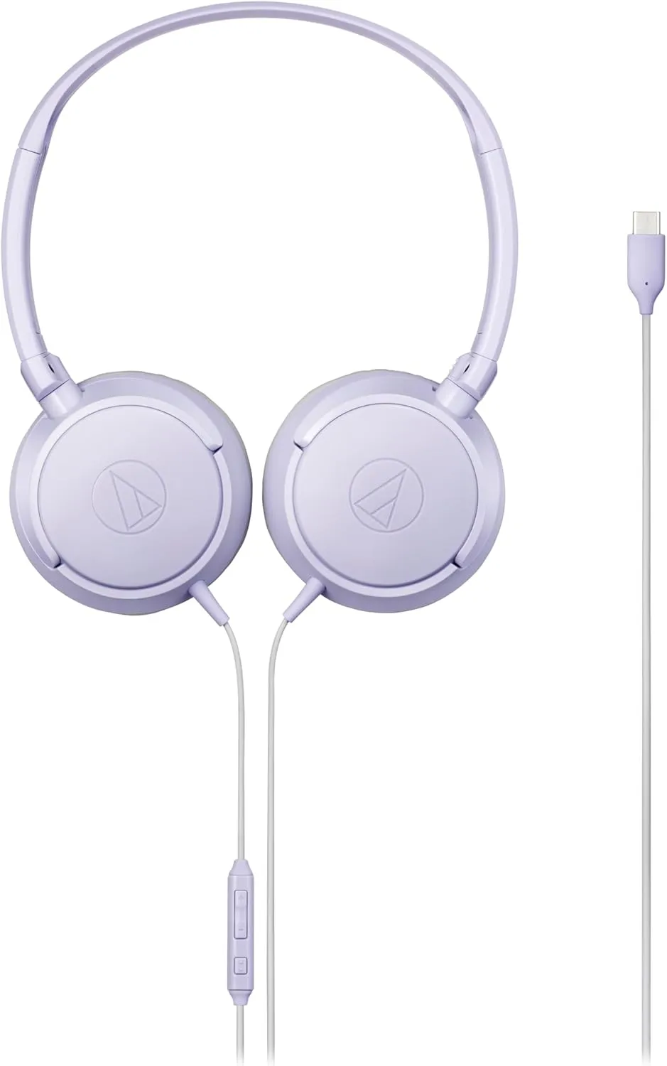 Audio-Technica ATH-S120C-LV USB-C Headphones, Violet