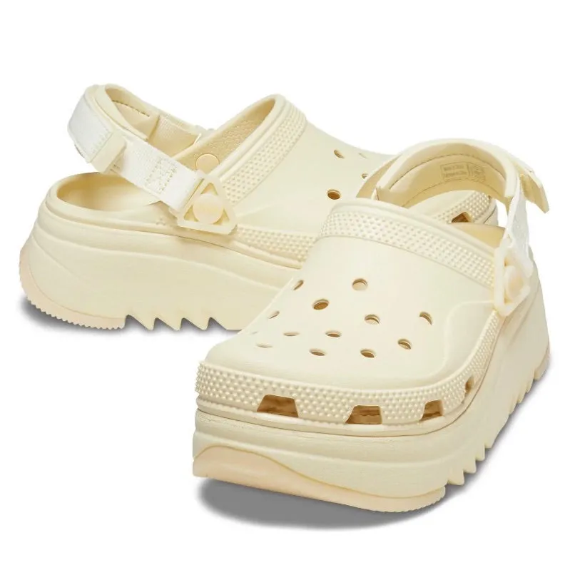 AUTHENTIC/ORIGINAL CROCS Hiker Clog in Vanilla White Size 6 Women ONLY