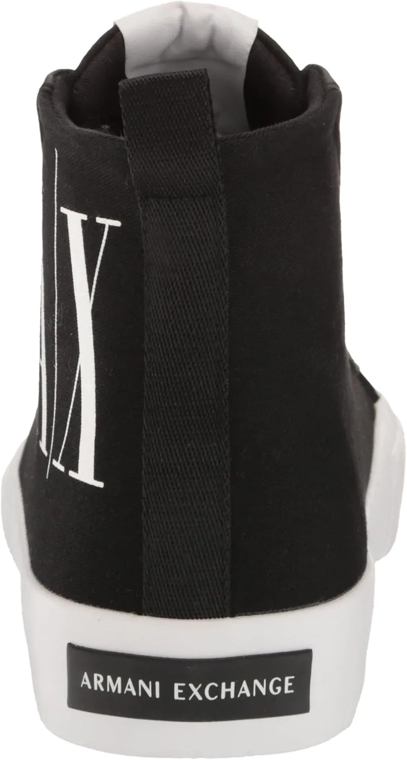 A｜X ARMANI EXCHANGE Men's Updated Icon Logo High-top Sneaker