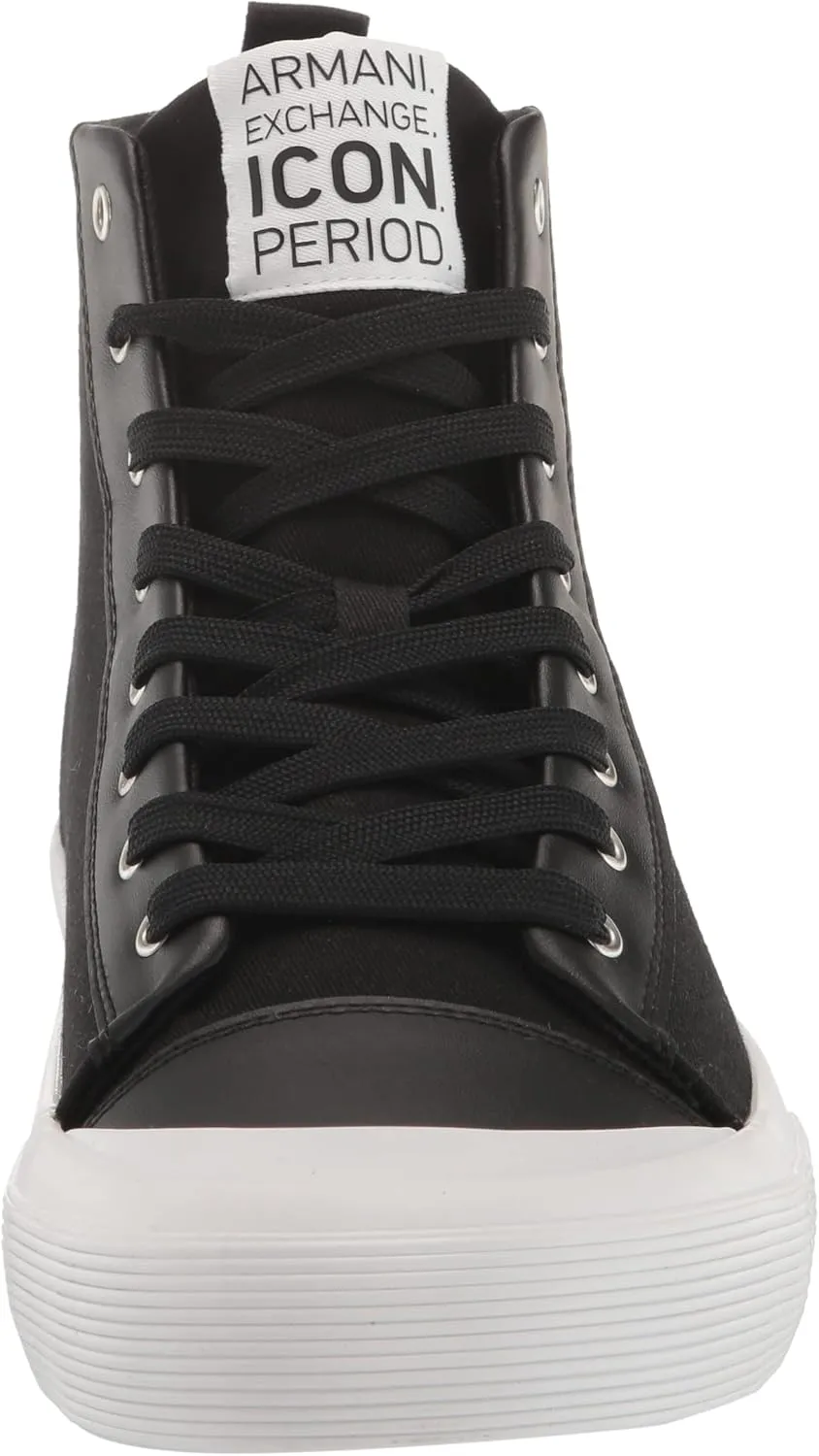 A｜X ARMANI EXCHANGE Men's Updated Icon Logo High-top Sneaker