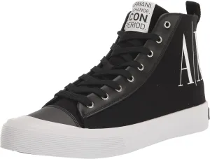 A｜X ARMANI EXCHANGE Men's Updated Icon Logo High-top Sneaker