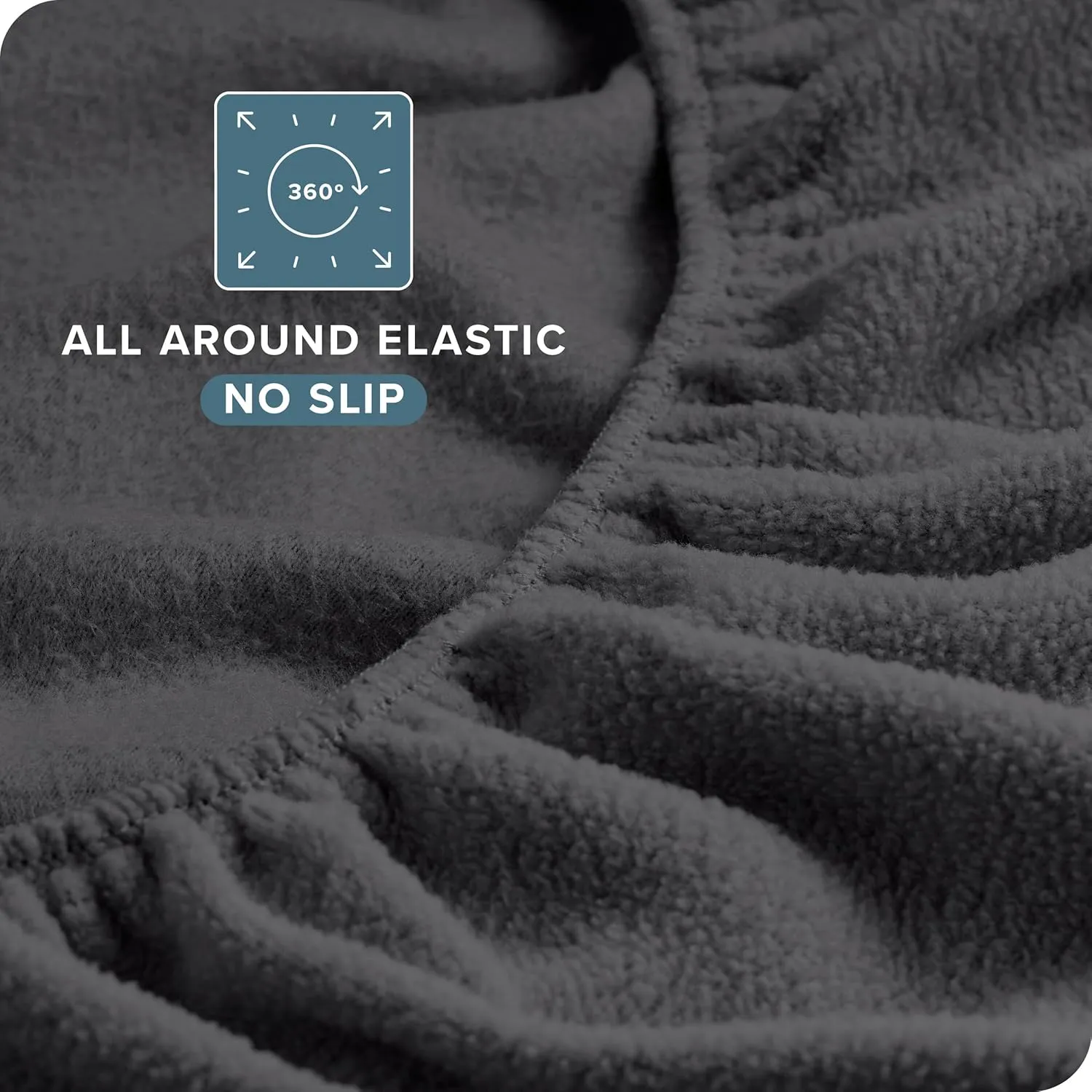 Bare Home Super Soft Fleece Sheet Set - King Size - Extra Plush Polar Fleece, Pill-Resistant Bed Sheets - All Season Cozy Warmth, Breathable & Hypoallergenic (King, Grey)