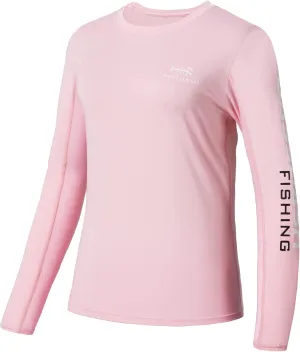 BASSDASH Women’s UPF 50  UV Sun Protection Long Sleeve Shirts Quick Dry T-Shirt for Fishing Hiking Kayaking