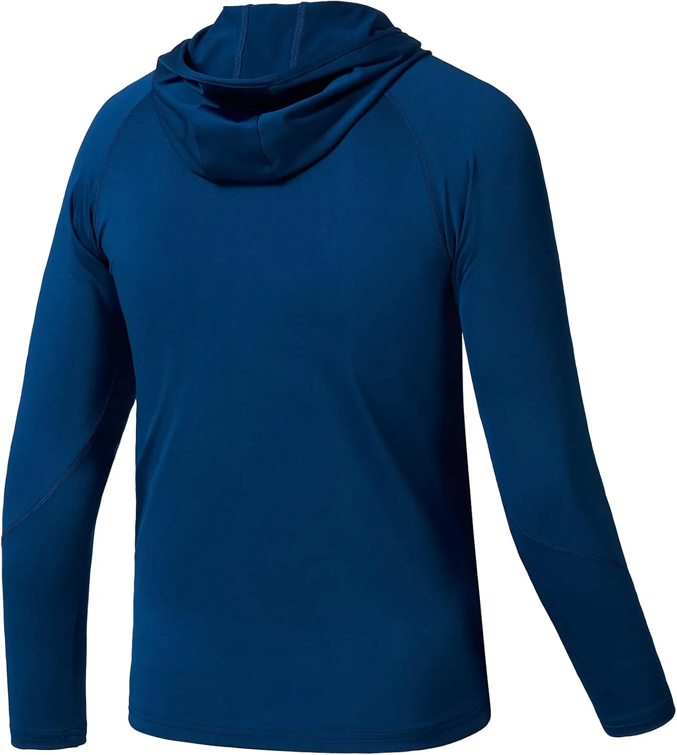 BASSDASH Youth UPF50  Performance T Shirt with Hood Long Sleeve Fishing Hiking Sun Shirt FS03Y