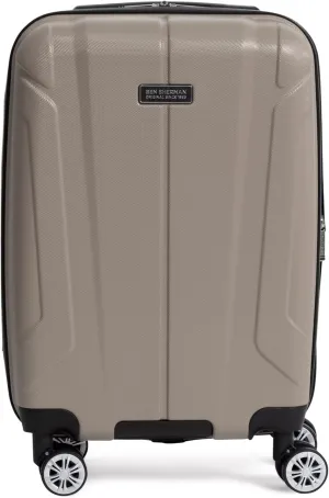 Ben Sherman Derby Spinner Travel Upright Luggage, Champagne, 20-Inch Carry On