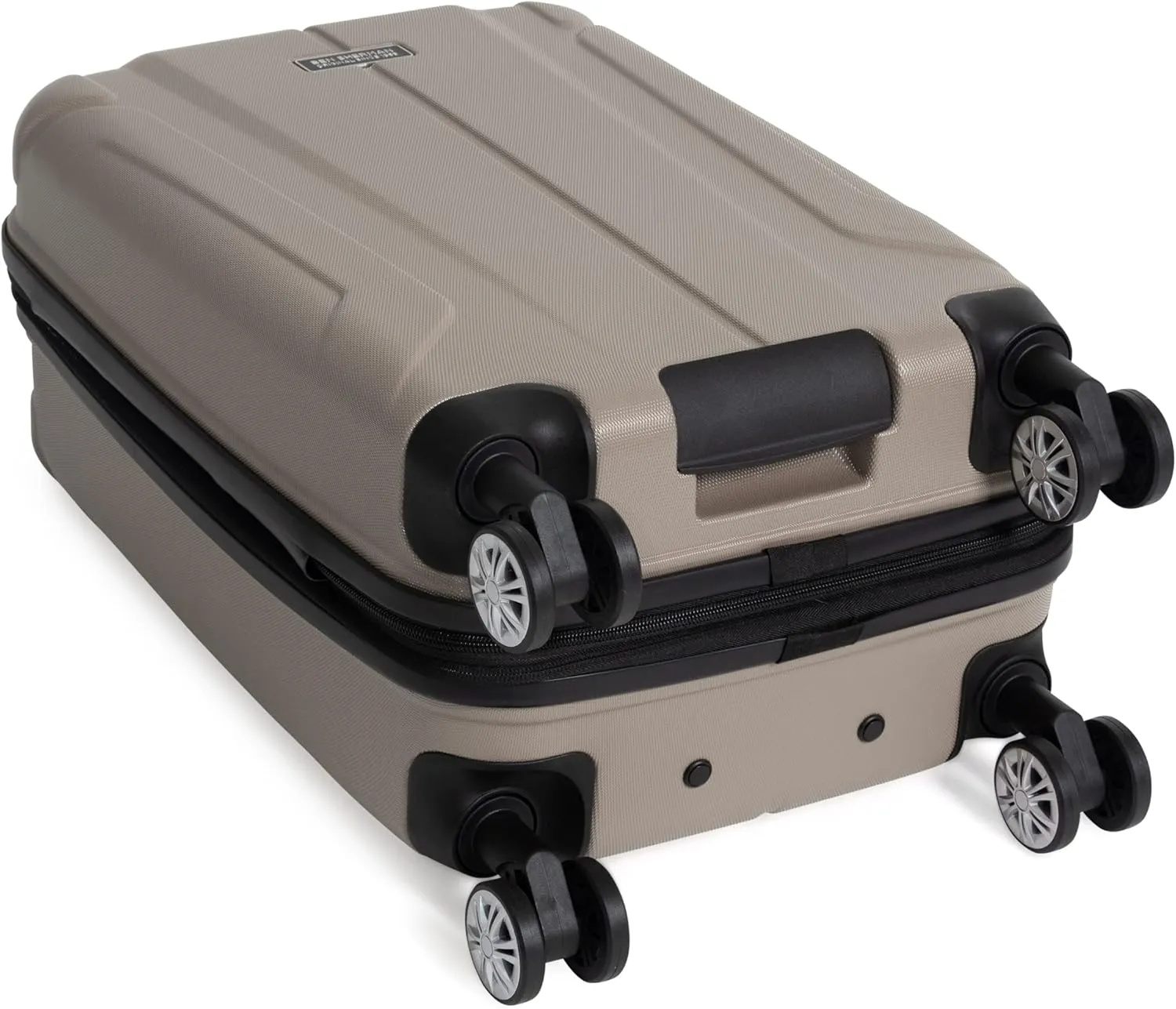 Ben Sherman Derby Spinner Travel Upright Luggage, Champagne, 20-Inch Carry On