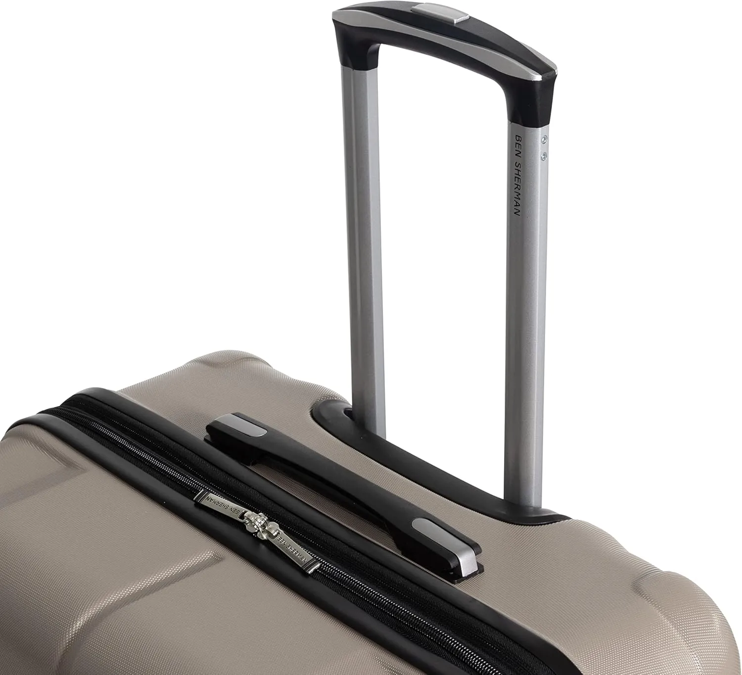 Ben Sherman Derby Spinner Travel Upright Luggage, Champagne, 20-Inch Carry On