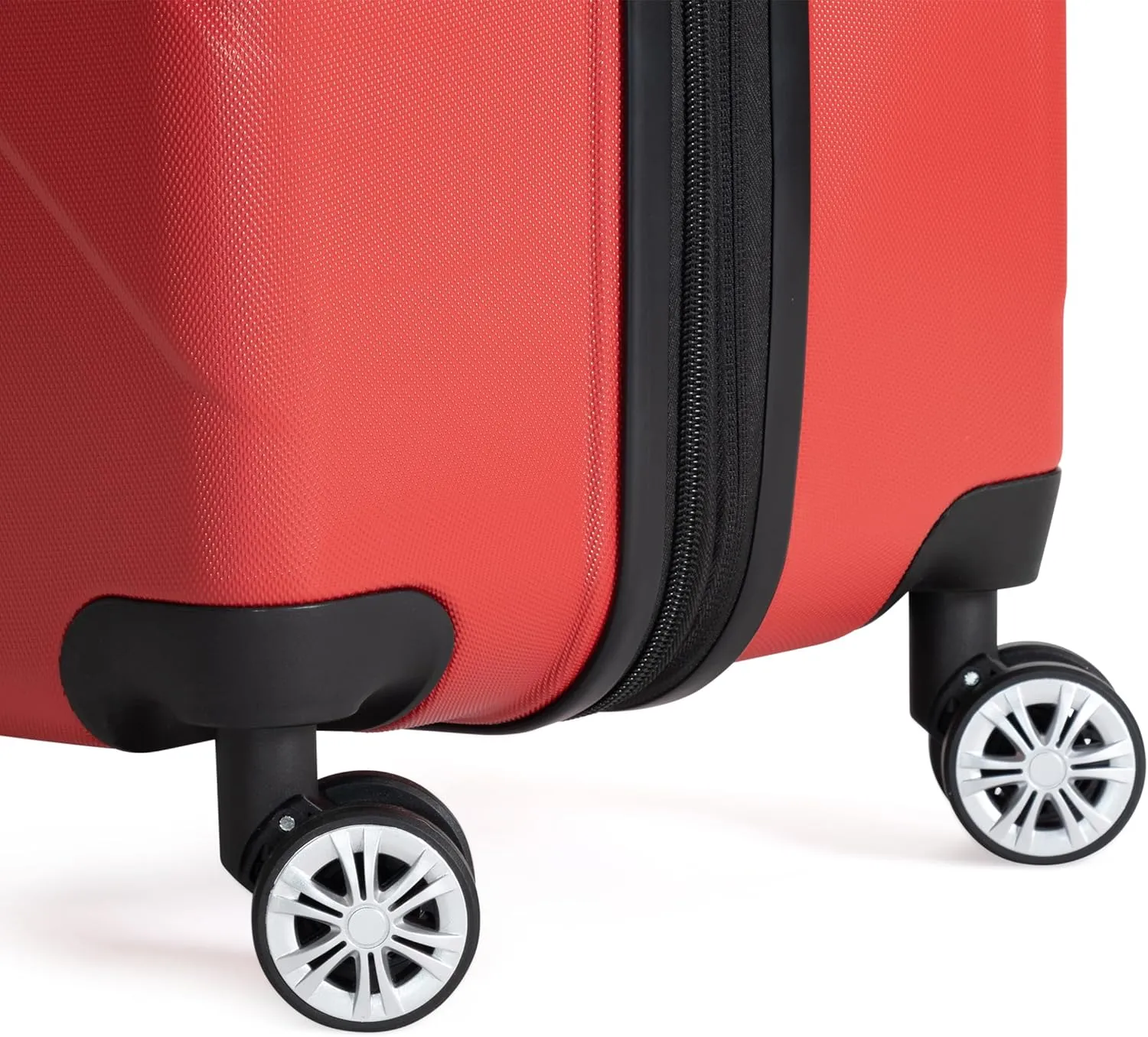 Ben Sherman Derby Spinner Travel Upright Luggage, Lipstick Red, 3-Piece Set (20"/24"/28")