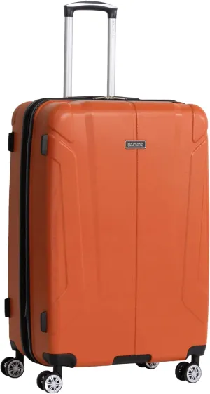 Ben Sherman Derby Spinner Travel Upright Luggage, Mandarin, 28-Inch Checked