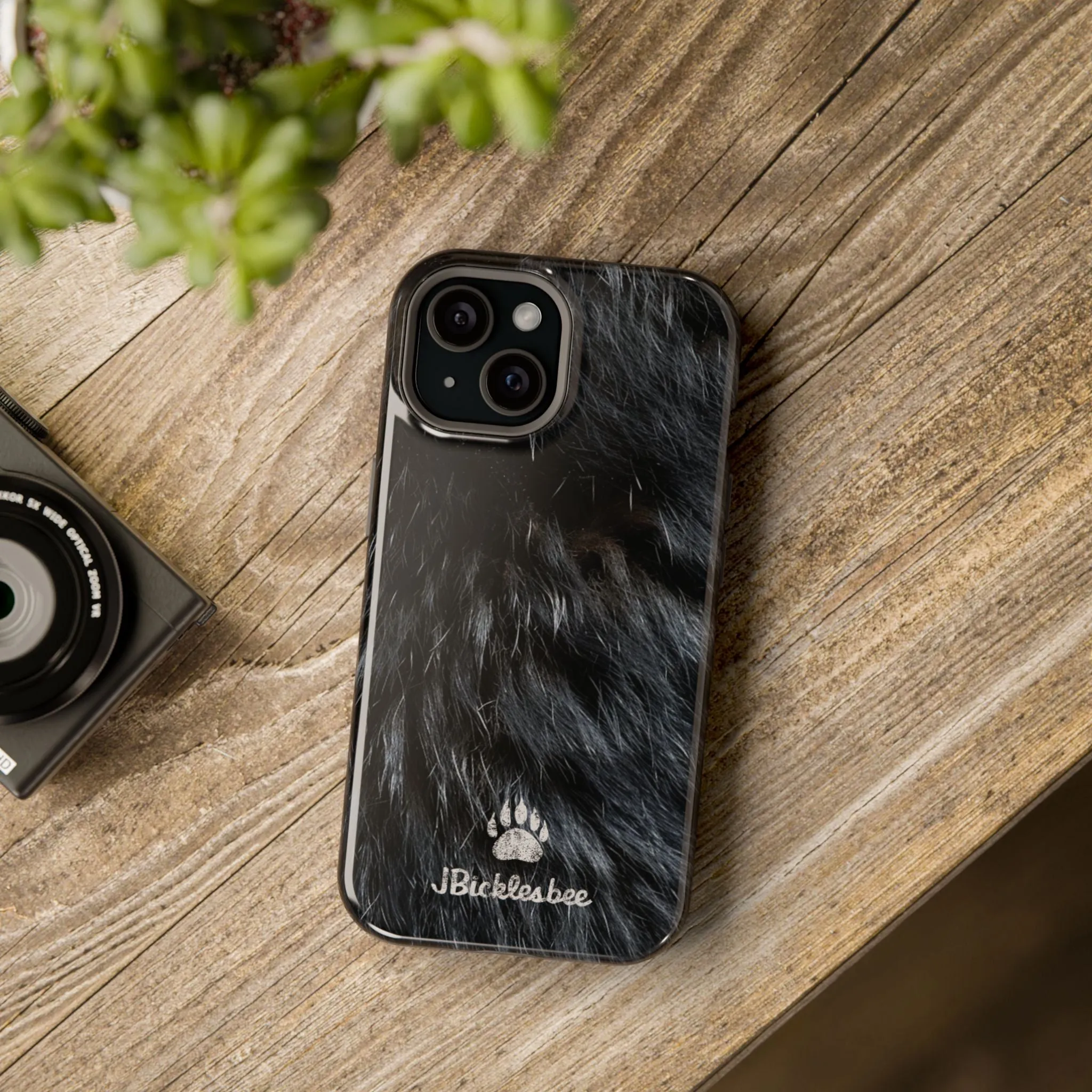 Black Bear Hunter MagSafe iPhone Case