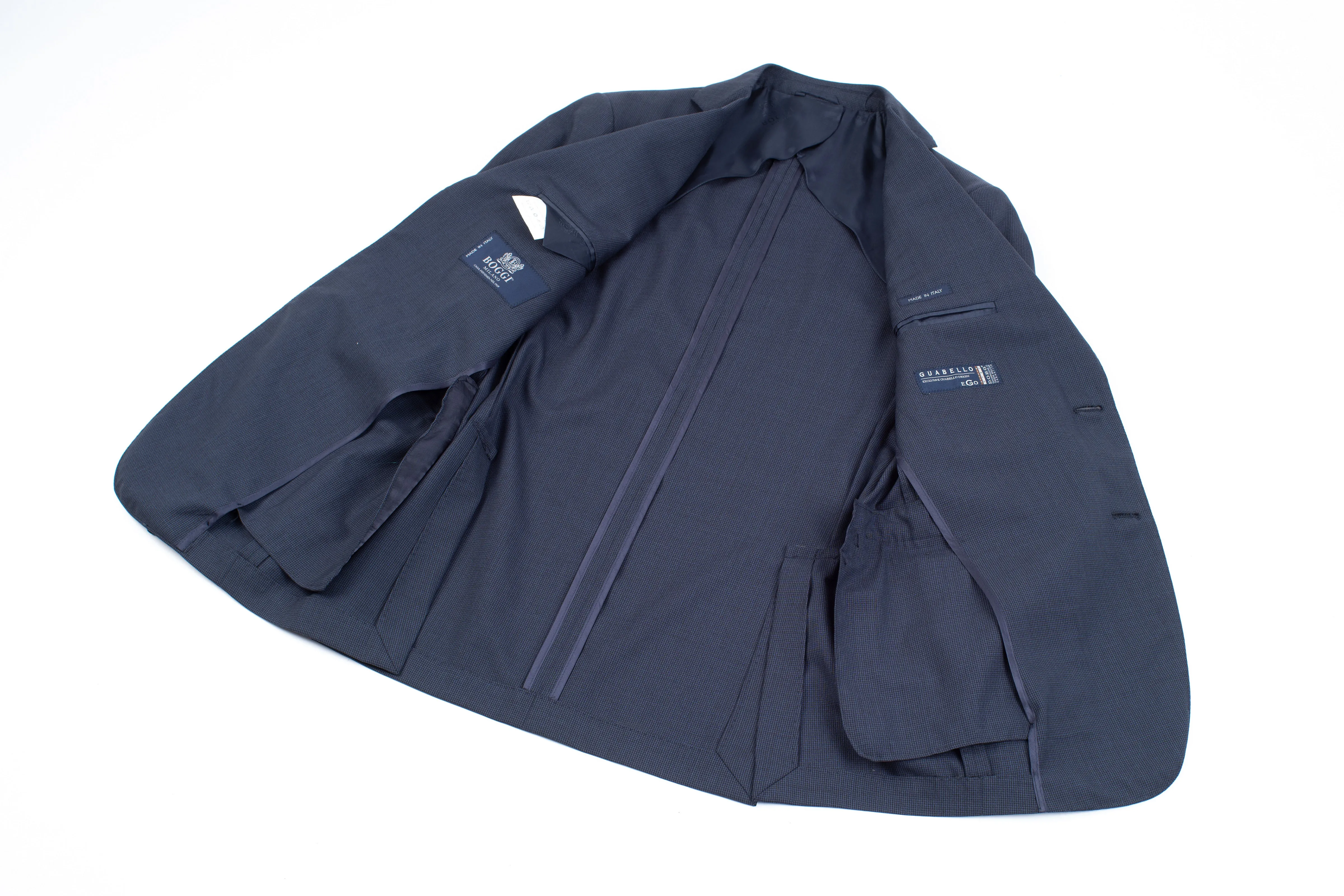 Boggi Summer Lightweight Blue 2 Pieces Suit, US 34R, EU 44R