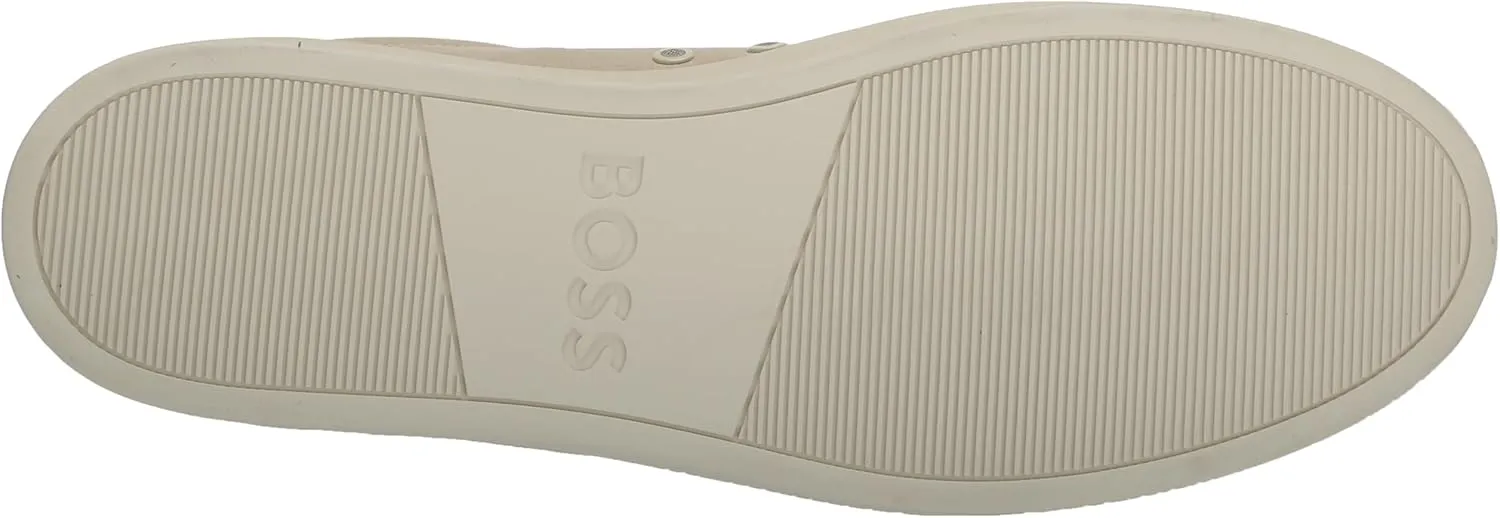 BOSS Men's Rhys Suede Low Top Sneaker