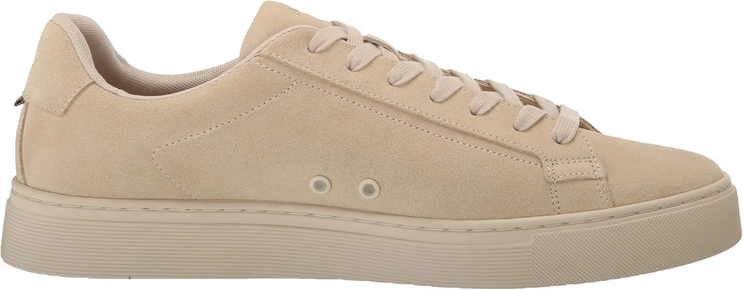 BOSS Men's Rhys Suede Low Top Sneaker