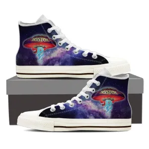 boston ladies high top sneakers