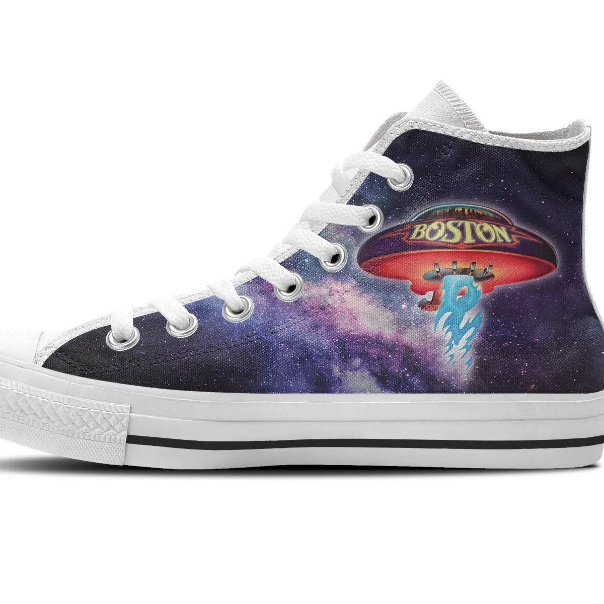 boston ladies high top sneakers