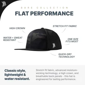 Branded Bills Pennsylvania Stealth Flat Performance, Lightweight, Comfortable Baseball Cap