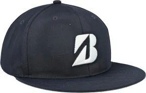 Bridgestone Tour Flat Snapback Cap (Navy, Adjustable) 2023 Golf Hat