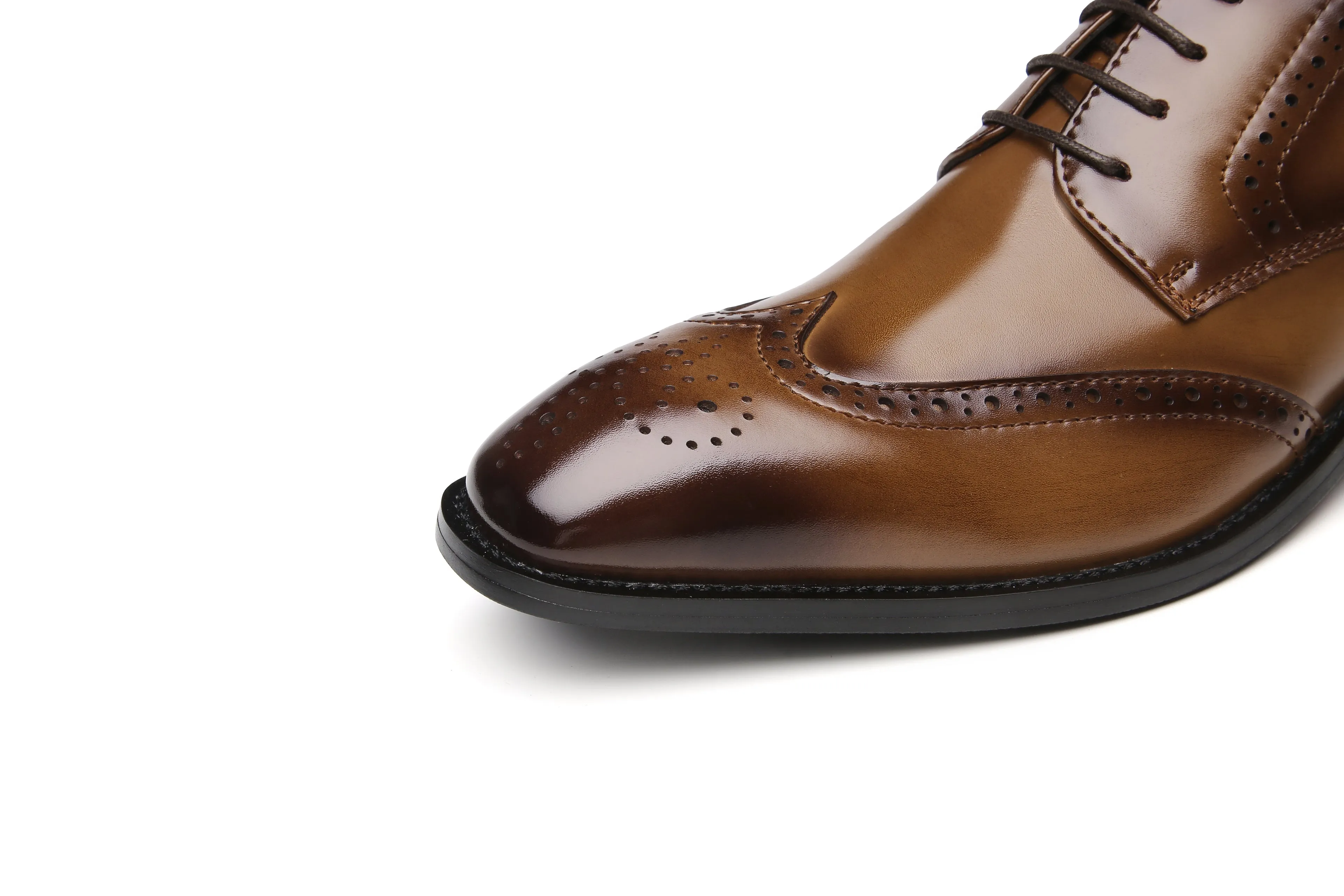 British Style Classic Business Leather Derby Shoes