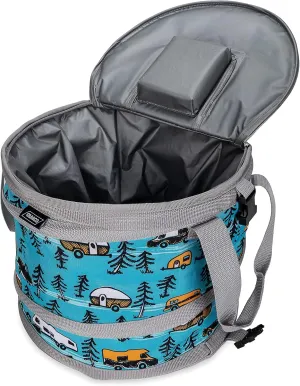 Camco Life is Better at The Campsite Pop-Up Cooler, Sketch Design | Features a Water-Resistant Interior and Built-in Bottle Opener | Holds Up to a 12-Pack of Bottled or Canned Drinks (53417)