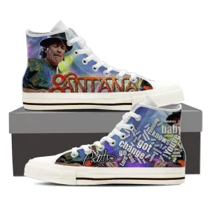 carlos santana mens high top sneakers high top