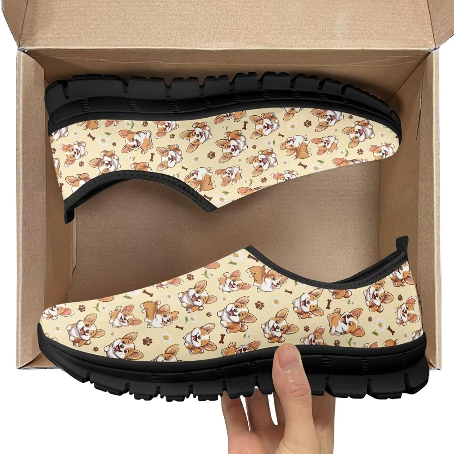 Casual Sneakers for Women Slip On Low Top Flat Walking Shoes Fashion Comfort Breathable Work Tennis Footwear