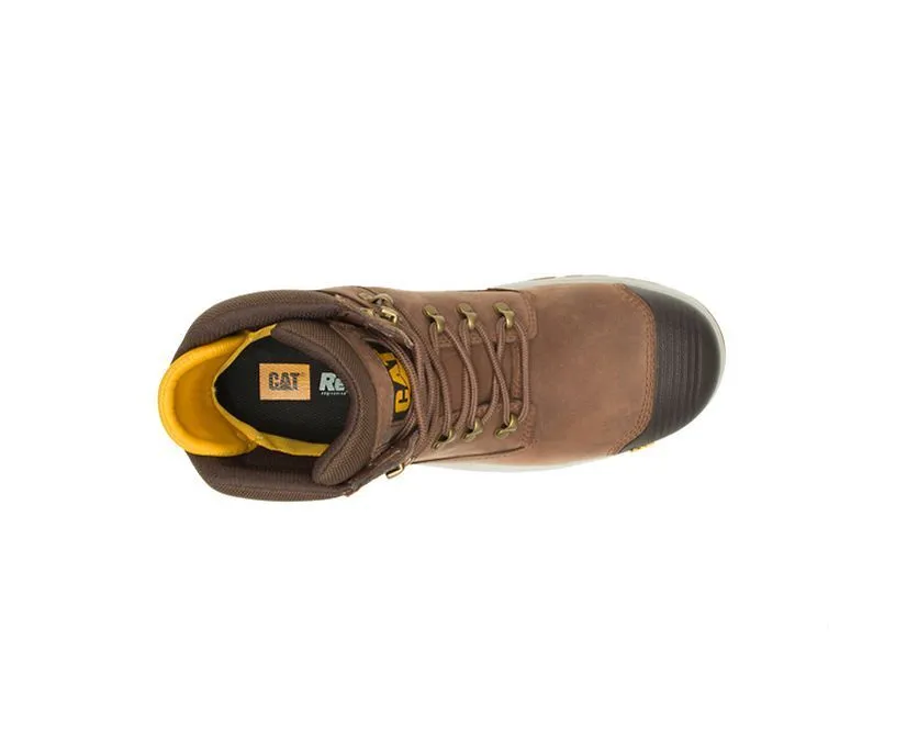 Caterpillar Men's Impact Hiker Waterproof Thinsulate™ Carbon Composite Toe Work Boot Mushroom