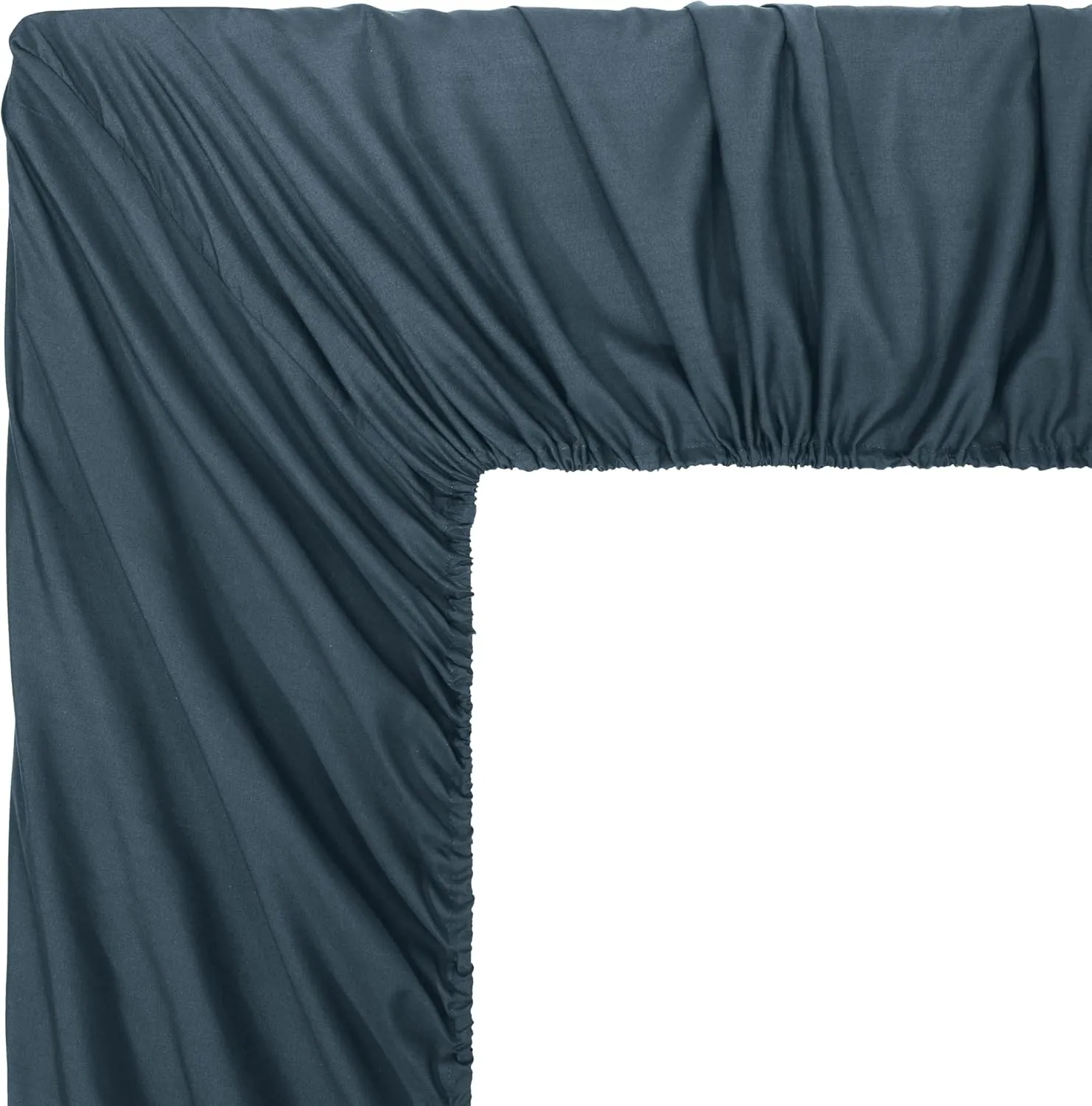 Chezmoi Collection Solid China Blue 250TC 100% Cotton Twill Bed Sheet Set California King Size, 4-Piece Luxury Soft Breathable Smooth 16-Inches Deep Pocket Sheets and Pillowcases Set