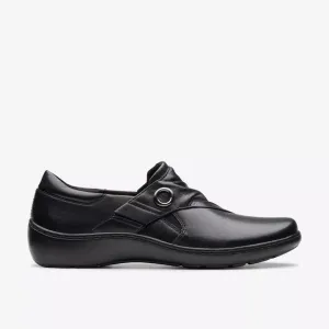 Clarks Women's Cora Aubrie Black Leather